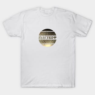 Electro in Gold - Electronic music T-Shirt